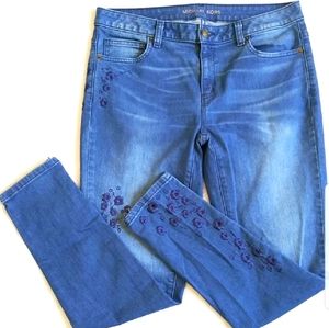 🌞Michael Kors Izzy Embroidered Jeans 🌞